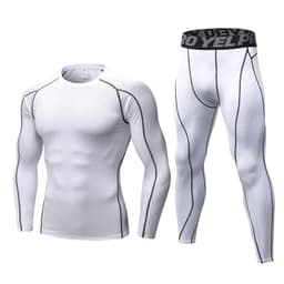 image-Men's Fitness Training Suit Black XXL