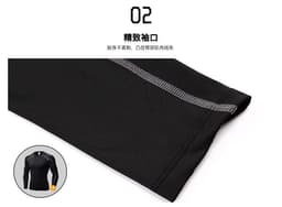 image-Men's Fitness Training Suit Black XXL