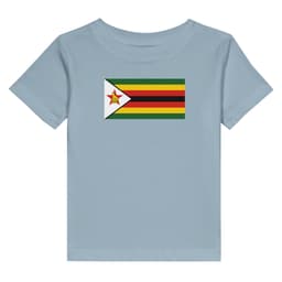 image-Drapeau du Zimbabwe - T-shirt en jersey de coton pour enfant | Rabbit