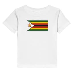 image-Drapeau du Zimbabwe - T-shirt en jersey de coton pour enfant | Rabbit