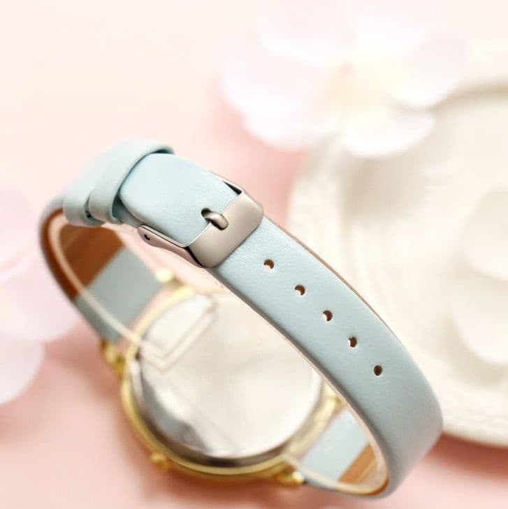 image-High Quality Fashion Leather Strap Rose Gold Women Watch Casual Love Heart Quartz Wrist Watch Women Dress Ladies Luxury Watches