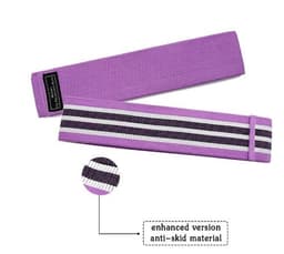 image-Resistance Band Elastic Hip Squat Fitness Circle - Latex Mesh