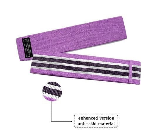 image-Resistance Band Elastic Hip Squat Fitness Circle - Latex Mesh