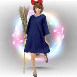 image-Special offer Witch's Delivery Service Kiki cosplay Hayao Miyazaki Little Witch Dress Halloween costume Kiki Anime