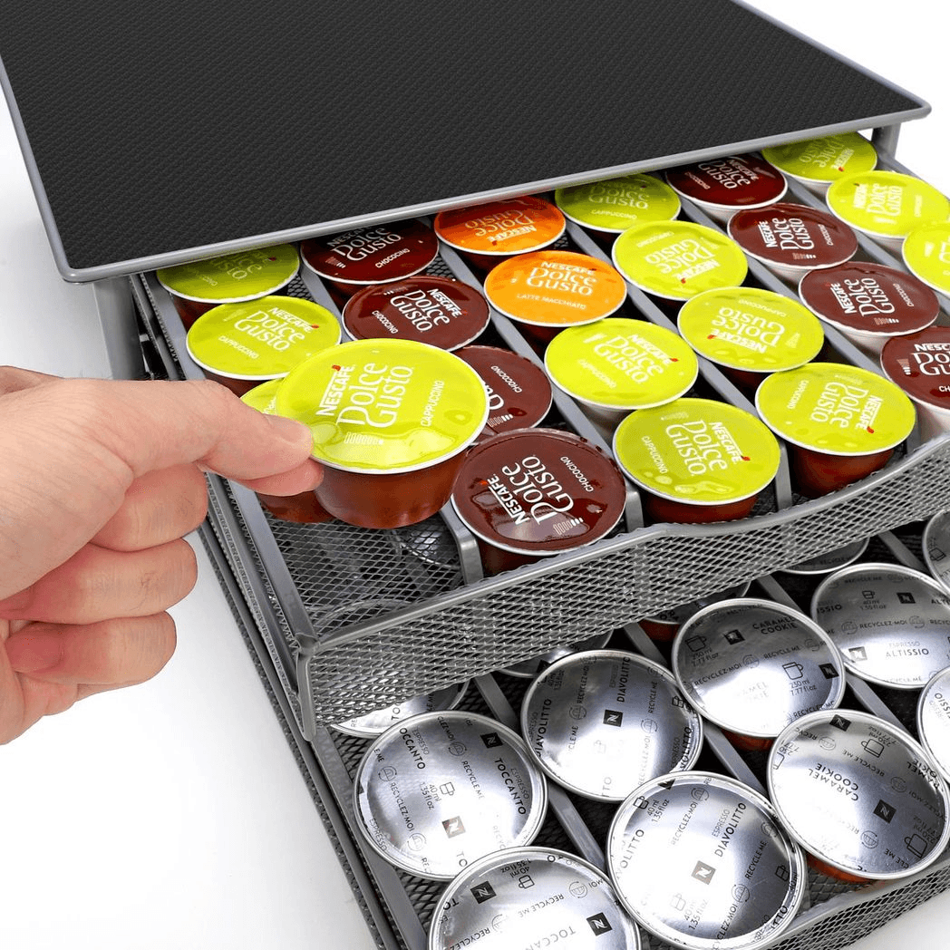 image-Vinsani Coffee Pod Double Drawer 1010373