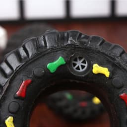 image-Small Tire Pet Vocalizations Glue Dog Toys