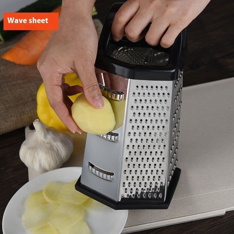 image-Stainless Steel Vegetable Grater For Household Use With Shredded Carrots