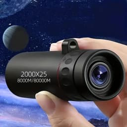 image-2000x25 HD Monocular Telescope Mini Portable Mobile Phone Telescope With Holder Outdoor Camping Hunting Birdwatching Telescopes