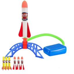 image-Street Stall Hot Product Outdoor EVA Foam Cotton Foot Rocket Launcher Toy Child Interaction Safety Sports Toys