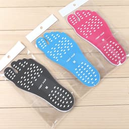 image-Invisible anti-slip insoles on the beach Insulation foot stickers Nak fit foot protection pads Beach insoles
