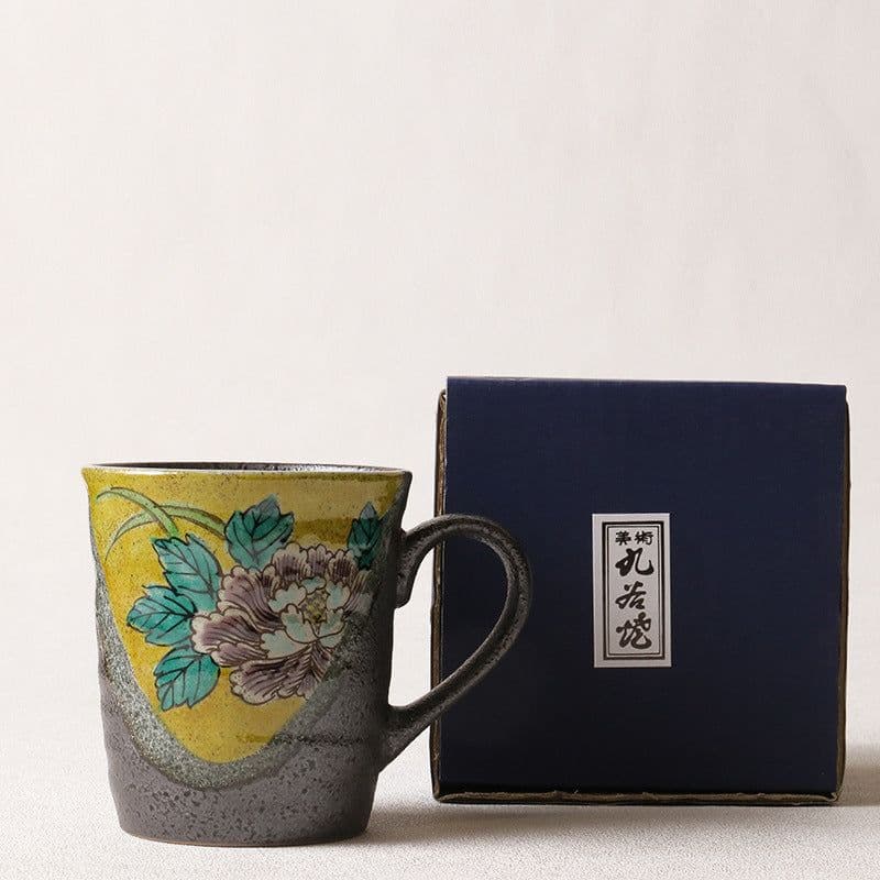 image-Gold Foil Colored Coffee Mug Water Cup
