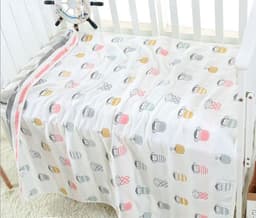 image-110 * 110cm baby bath towel cover blanket gauze children quilt quality baby children pure cotton 6 six layer gauze bath towel