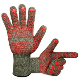 image-Fireproof BBQ Gloves - 800°F Heat Resistant Silicone