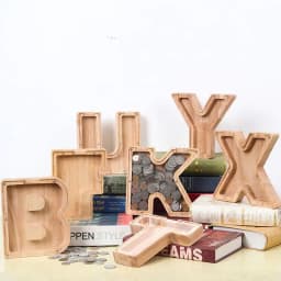 image-Animals Alphabet Piggy Bank Holiday Gifts Boys And Girls Gifts