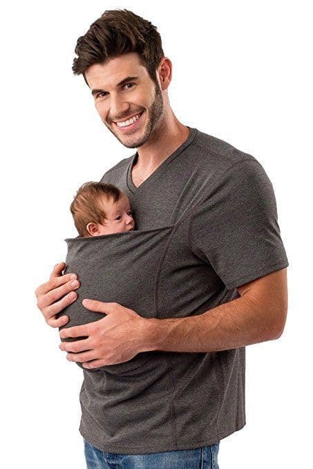image-Kangaroo Dad Cotton T-Shirt - Men's XXXL Round Neck