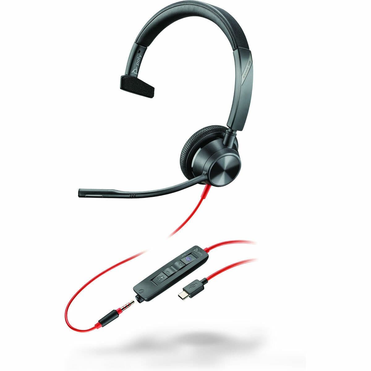 image-Headphones Poly 8X218AA Black