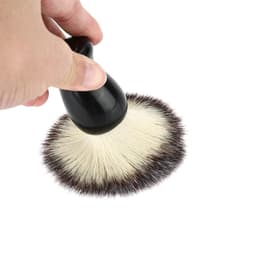 image-High Quality Black Non-shedding Shaving Brush