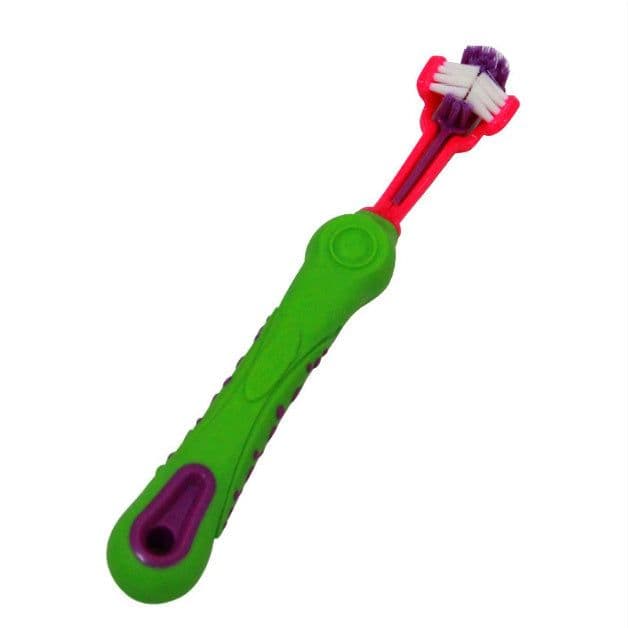 image-Pet Dental Supplies Fingers Double-headed Toothbrush For Dag And Cat Teeth Cleaning