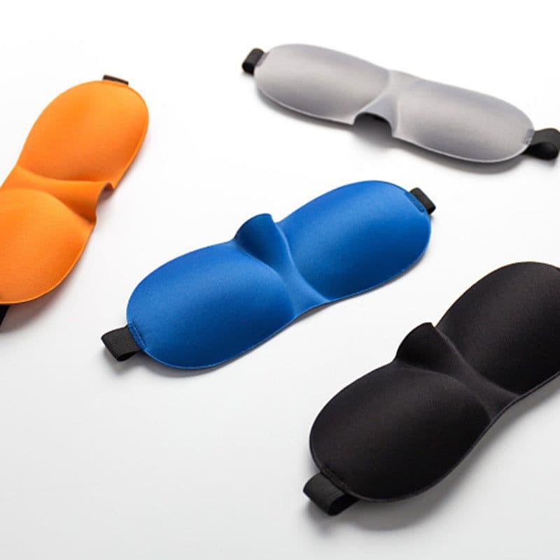 image-3D Shading Eye Mask - Big Red Polyester for Sleep