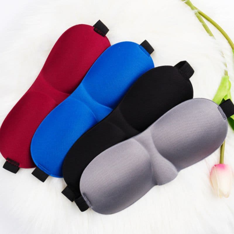 image-3D Shading Eye Mask - Big Red Polyester for Sleep