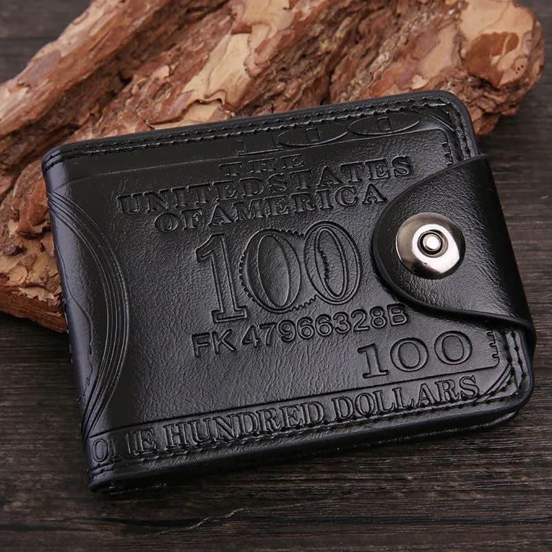 image-XINBAN Men's Wallet PU11 Black Magnetic Buckle