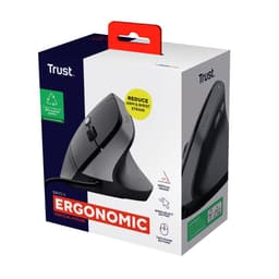 image-Ergonomic Optical Mouse Trust 25144 Black 2400 dpi