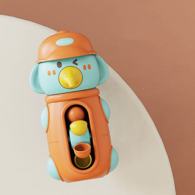image-New Cute Duck Elephant Baby Shower Bath Toys Children Water Play Spinner With Suction Cup Waterwheel Games For Kid Bathroom