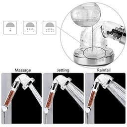 image-Sanrong Flower Negative Ion Shower Head - Water Saving