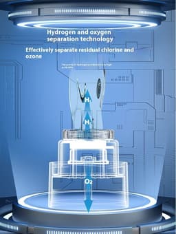 image-Hydrogen-rich Cup Hydrogen And Oxygen Separation Oxygen-enriched Water Glass