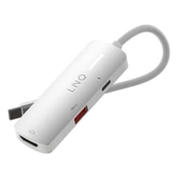 image-USB Hub Linq Byelements LQ49031 White Grey