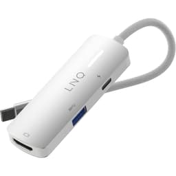 image-USB Hub Linq Byelements LQ49031 White Grey
