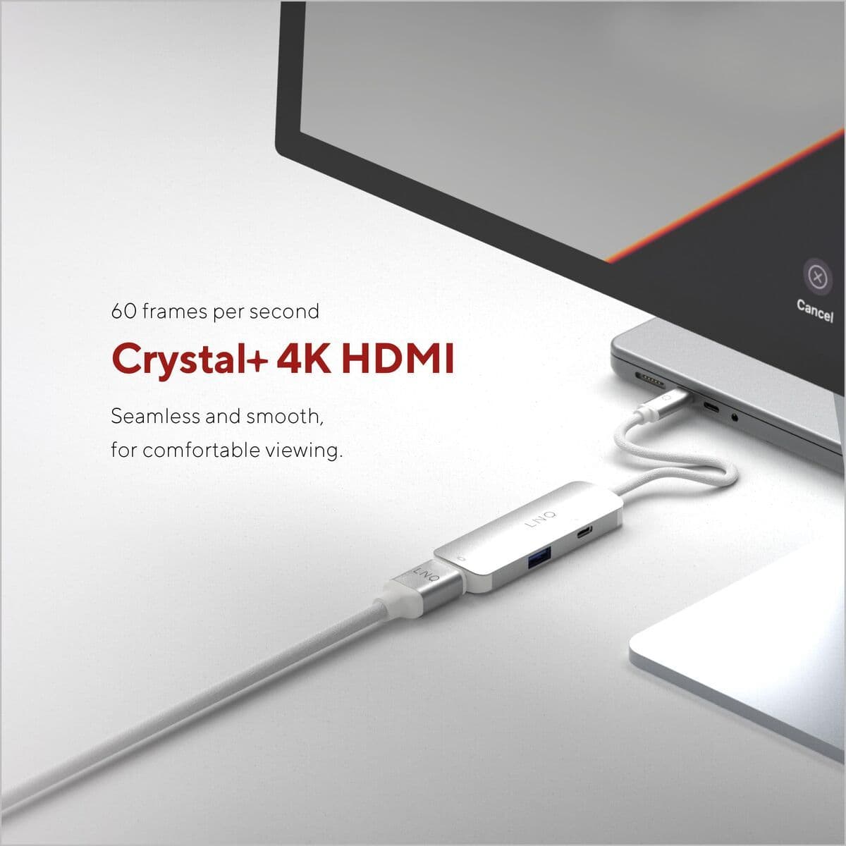 image-USB Hub Linq Byelements LQ49031 White Grey