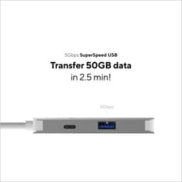 image-USB Hub Linq Byelements LQ49031 White Grey