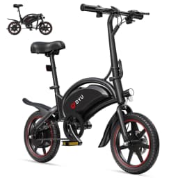image-Electric Bike DYU DYU-D3S-001 Black 250 W 10 Ah 14"