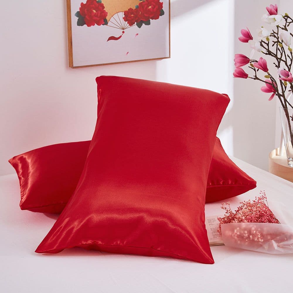 image-Silk double pillowcase