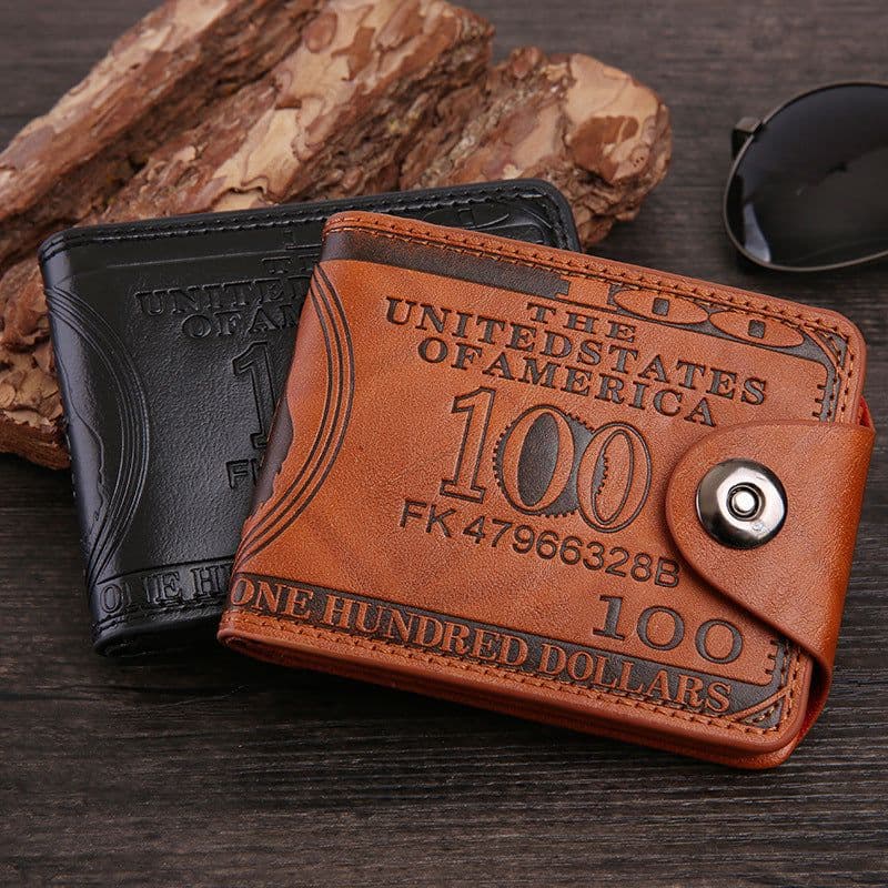 image-XINBAN Men's Wallet PU11 Black Magnetic Buckle