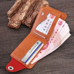 image-XINBAN Men's Wallet PU11 Black Magnetic Buckle