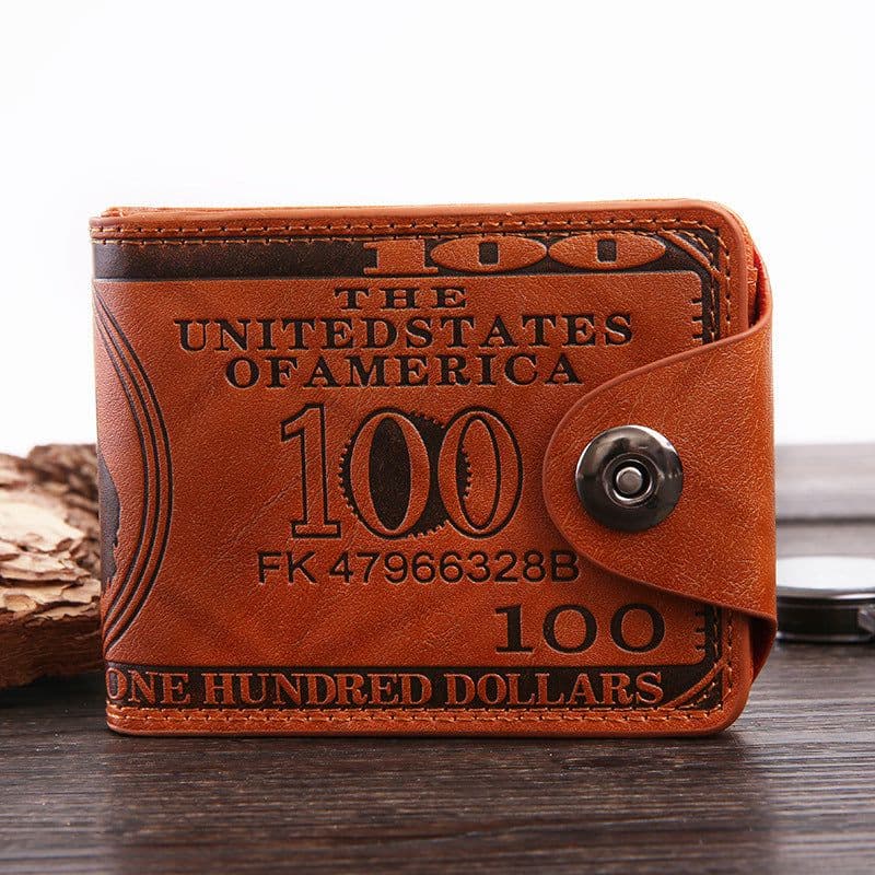 image-XINBAN Men's Wallet PU11 Black Magnetic Buckle