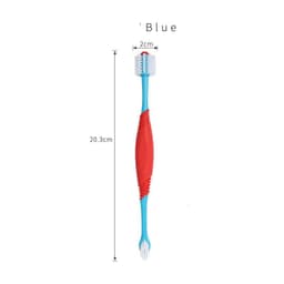 image-Pet Dental Supplies Fingers Double-headed Toothbrush For Dag And Cat Teeth Cleaning