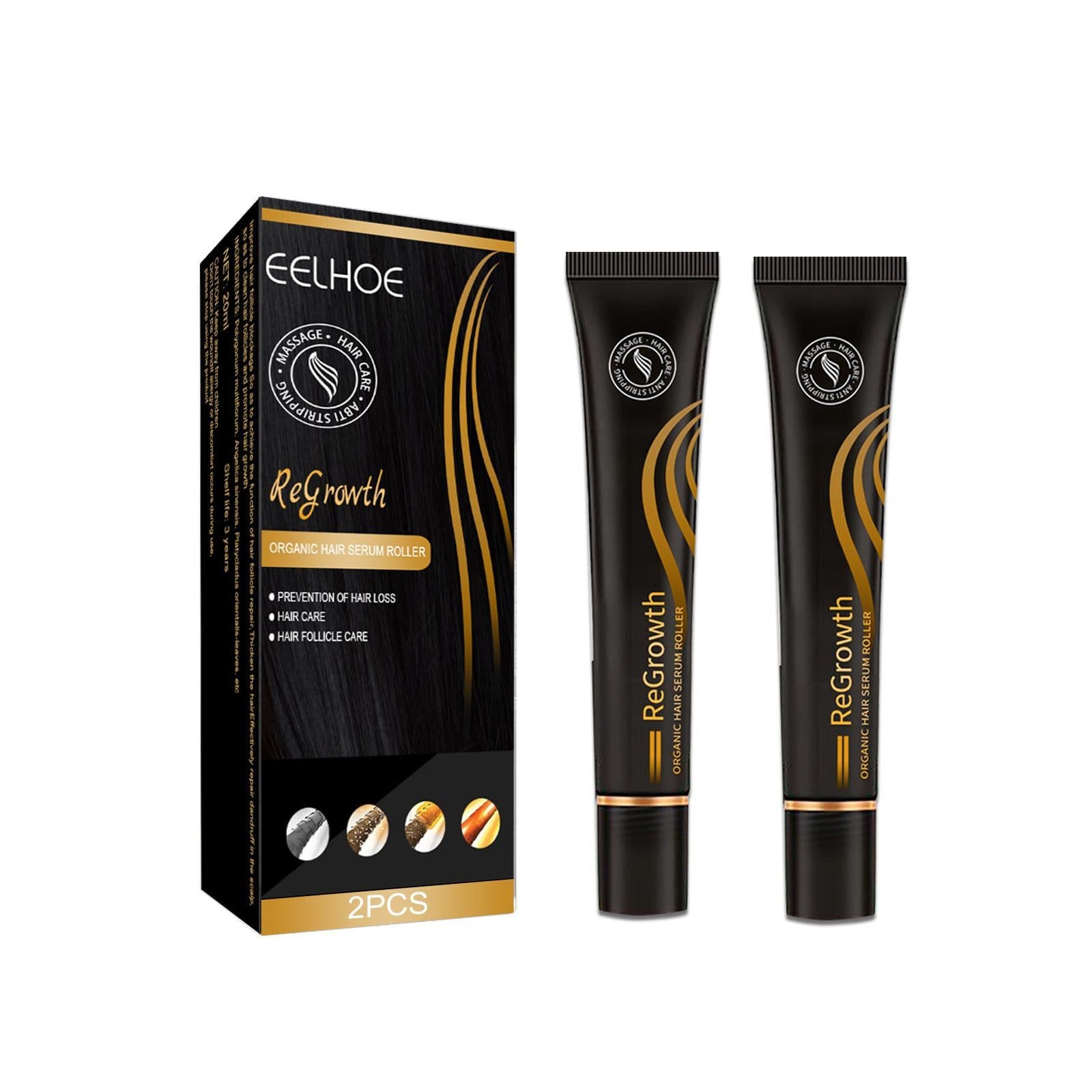 image-EELHOE Roll-On Hair Oil Scalp Treatment for Thick and Thin Hair