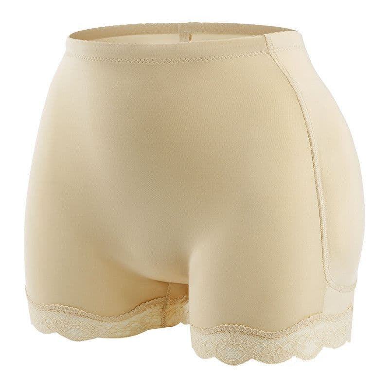 image-Women's Shapewear Butt Lifting Padded Underwear with Lace Trim