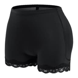 image-Women's Shapewear Butt Lifting Padded Underwear with Lace Trim