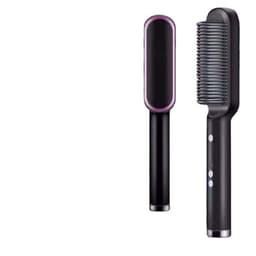 image-Electric Hair Straightening Brush 2-in-1 Curling Iron Styling Comb