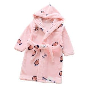 image-Nick Baby Flannel Bathrobe Kids Unisex Cartoon Pajamas 90-140cm