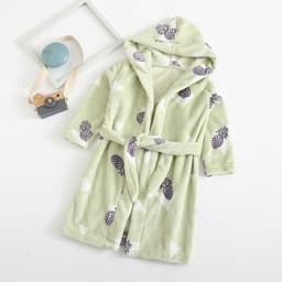 image-Nick Baby Flannel Bathrobe Kids Unisex Cartoon Pajamas 90-140cm