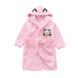 image-Nick Baby Flannel Bathrobe Kids Unisex Cartoon Pajamas 90-140cm