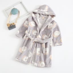image-Nick Baby Flannel Bathrobe Kids Unisex Cartoon Pajamas 90-140cm
