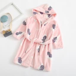 image-Nick Baby Flannel Bathrobe Kids Unisex Cartoon Pajamas 90-140cm