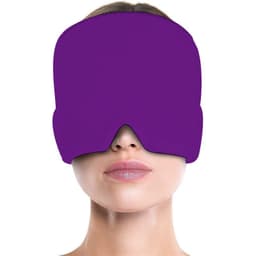 image-Gel Ice Head Cold Compress Cap for Migraine Relief