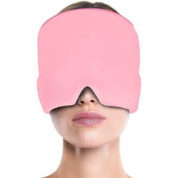 image-Gel Ice Head Cold Compress Cap for Migraine Relief